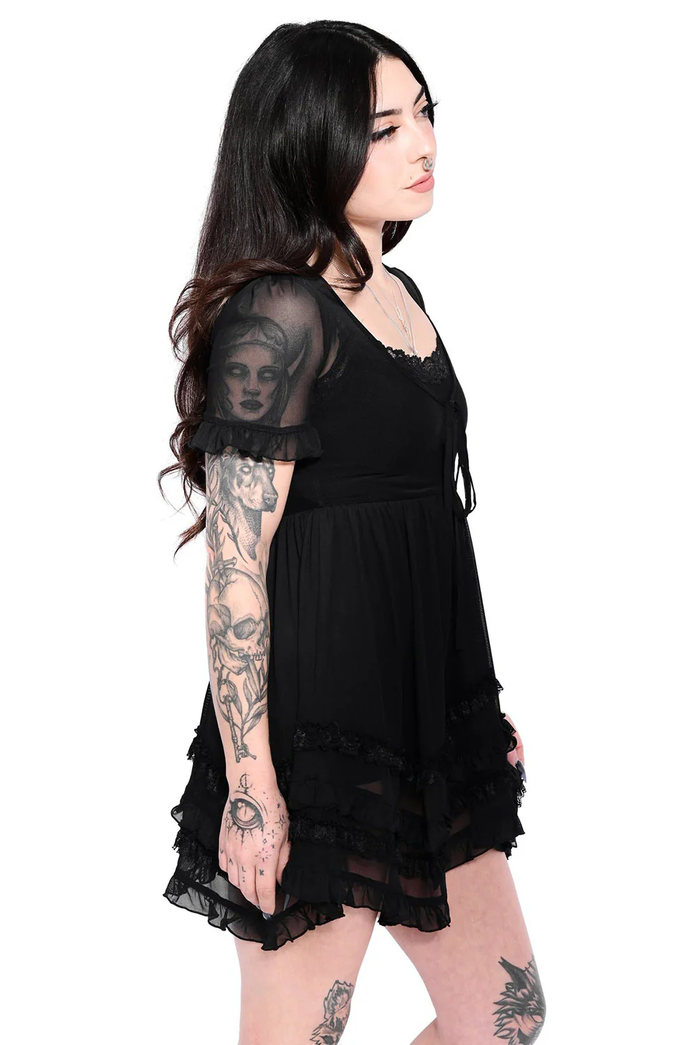 Coralie Mesh Dress - Image 3