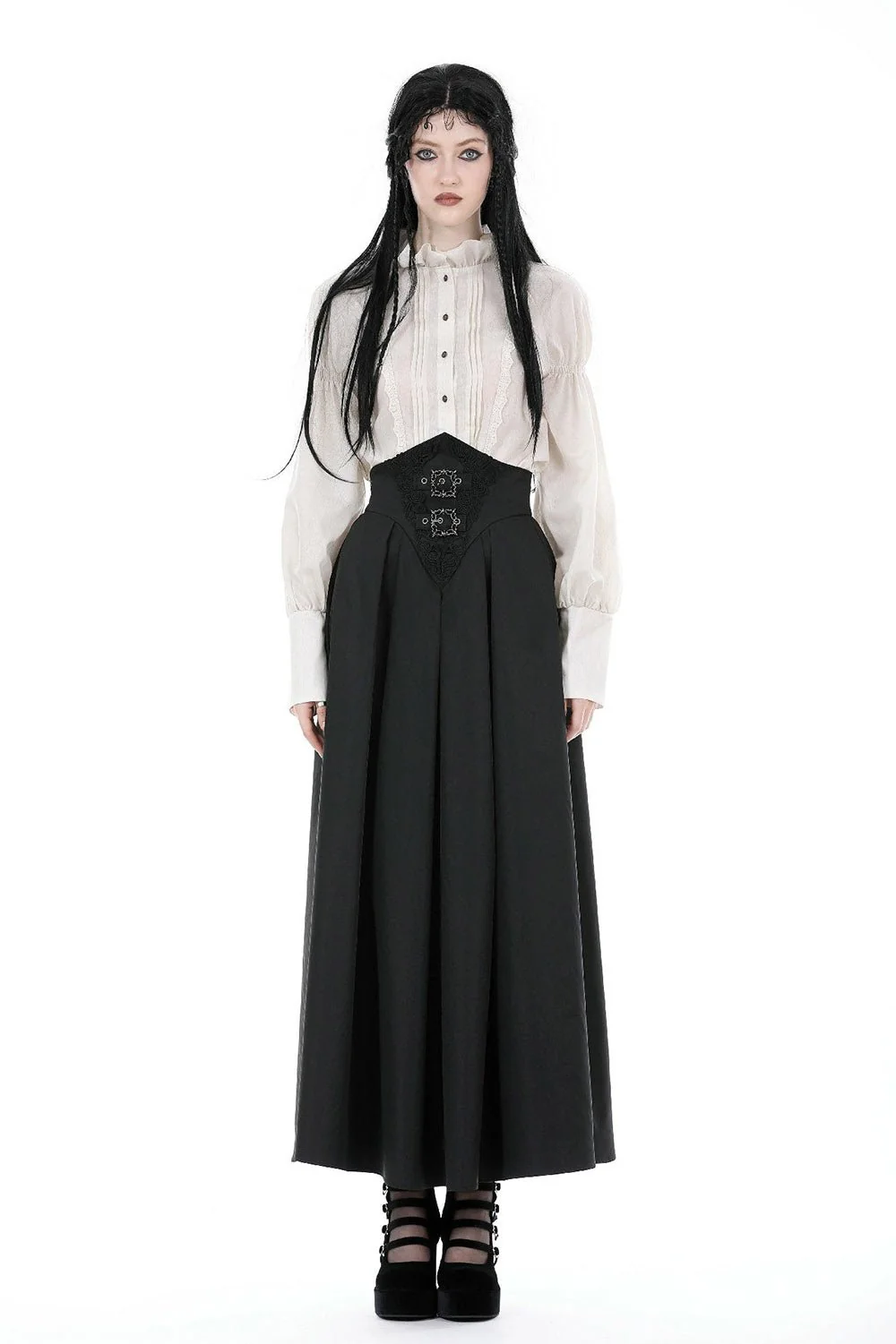 Corseted Waist Maxi Skirt [With Pockets] - Image 6