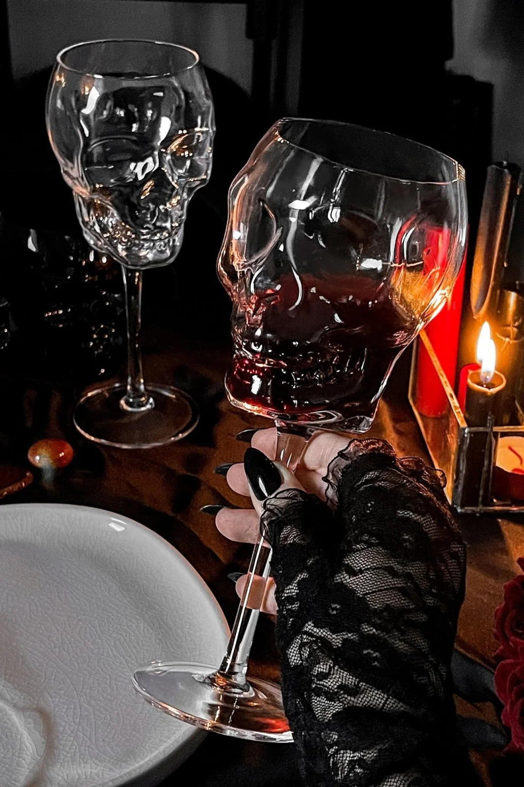 Cranium Wine Glasses [CLEAR] - Image 2