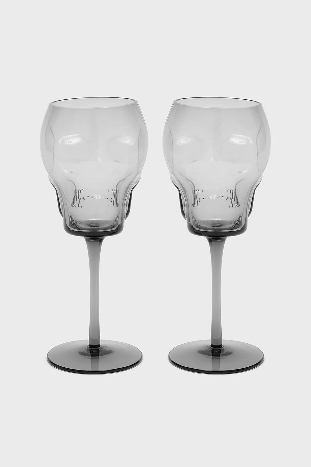 Cranium Wine Glasses [Grey] - Image 2