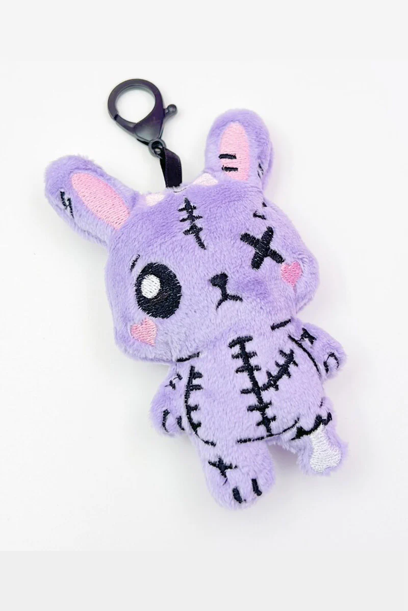 Creepy Cute Gurokawa Dead Bunny Plush Bag Keychain - Image 2