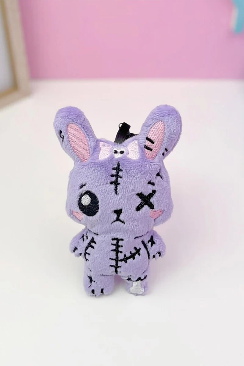Creepy Cute Gurokawa Dead Bunny Plush Bag Keychain - Image 3
