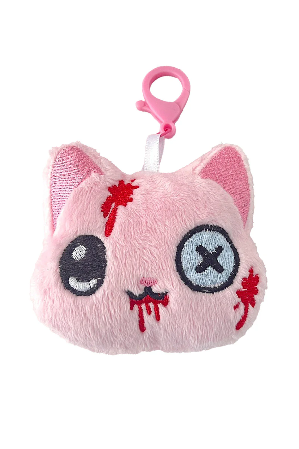 Creepy Cute Kawaii Cat Plush Bag Charm [Bloody Pastel] - Image 4