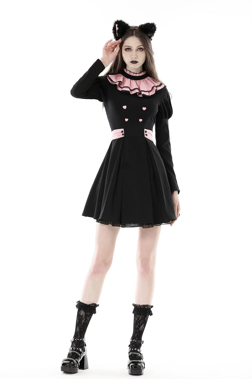 Creepy Cute Ruffle Dress - Image 3