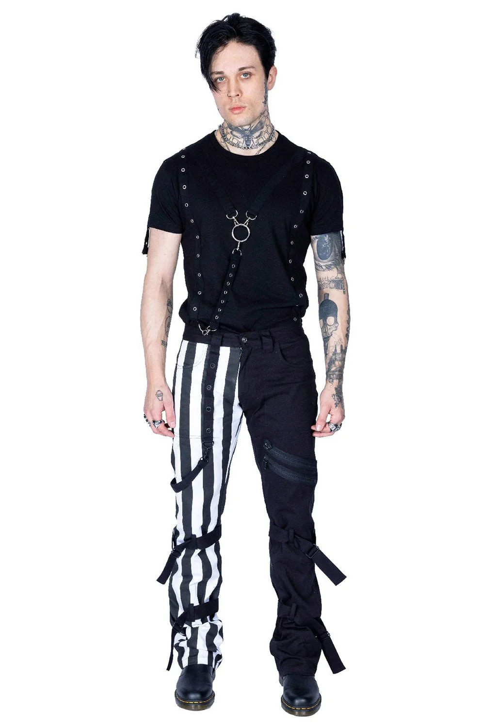 Cronus Pants [BLACK/WHITE] - Image 5