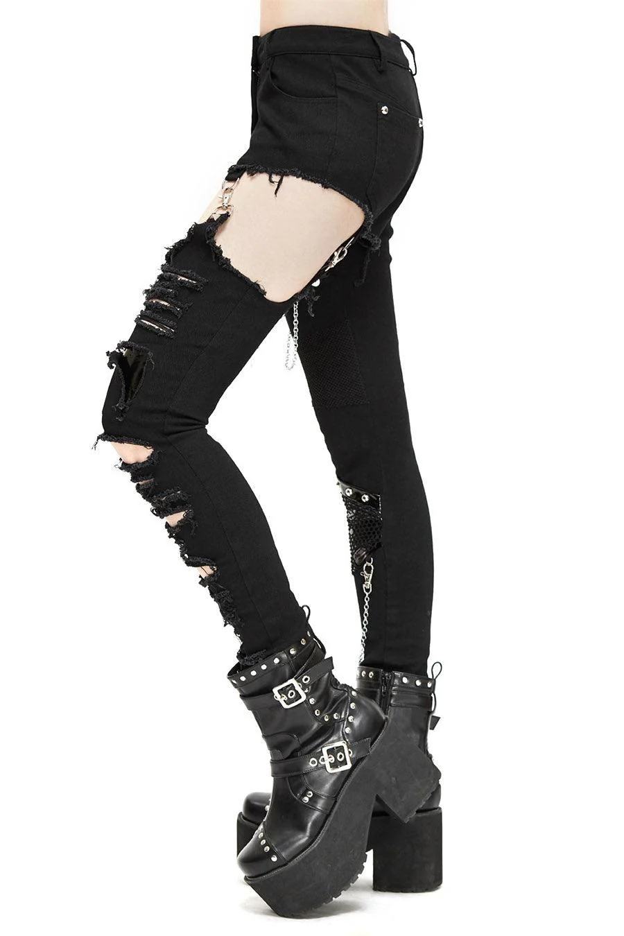 Cryptling Cut-Out Pants - Image 3