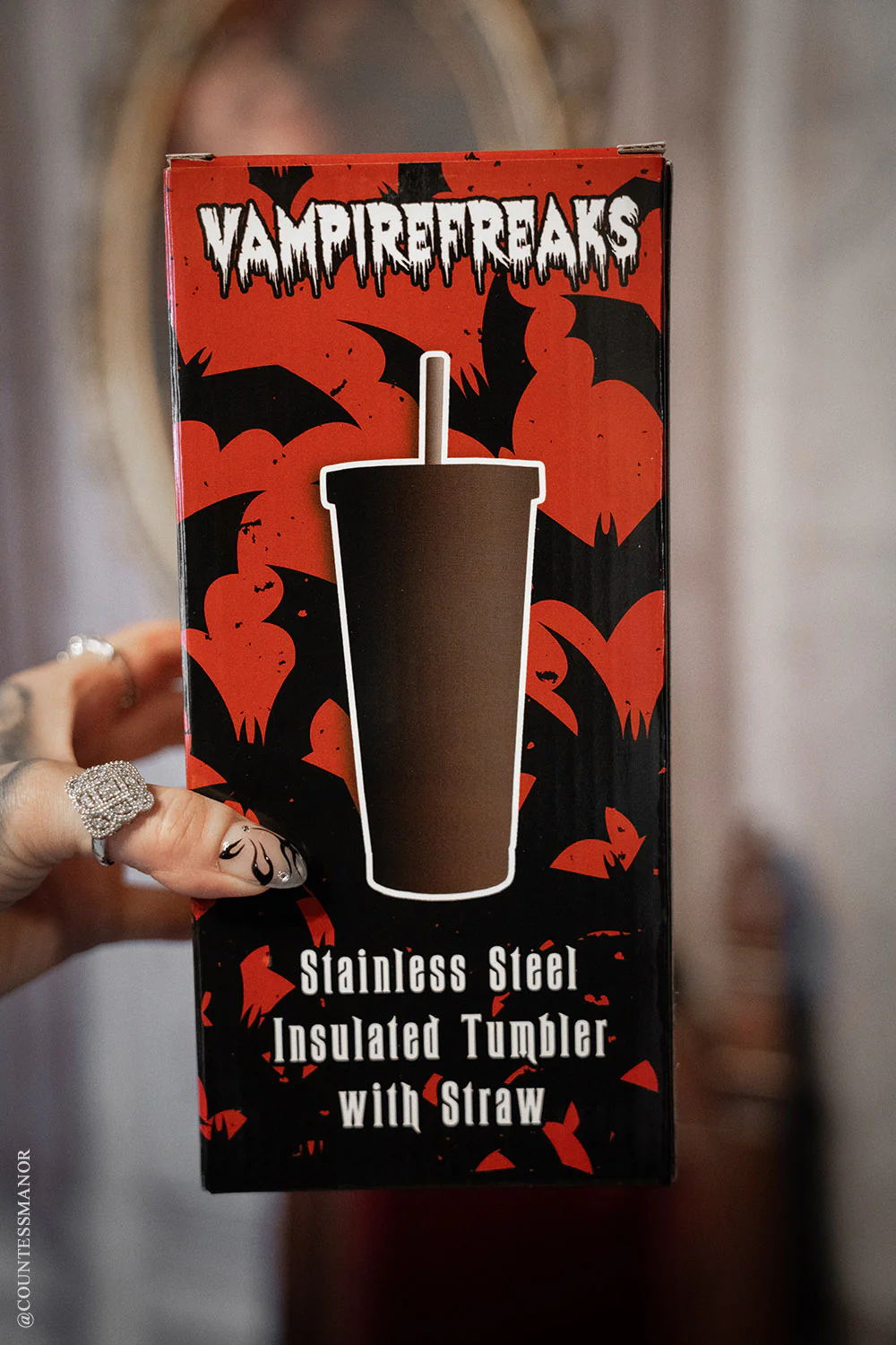 Cthulhu Cold Brew Tumbler with Straw - Image 5