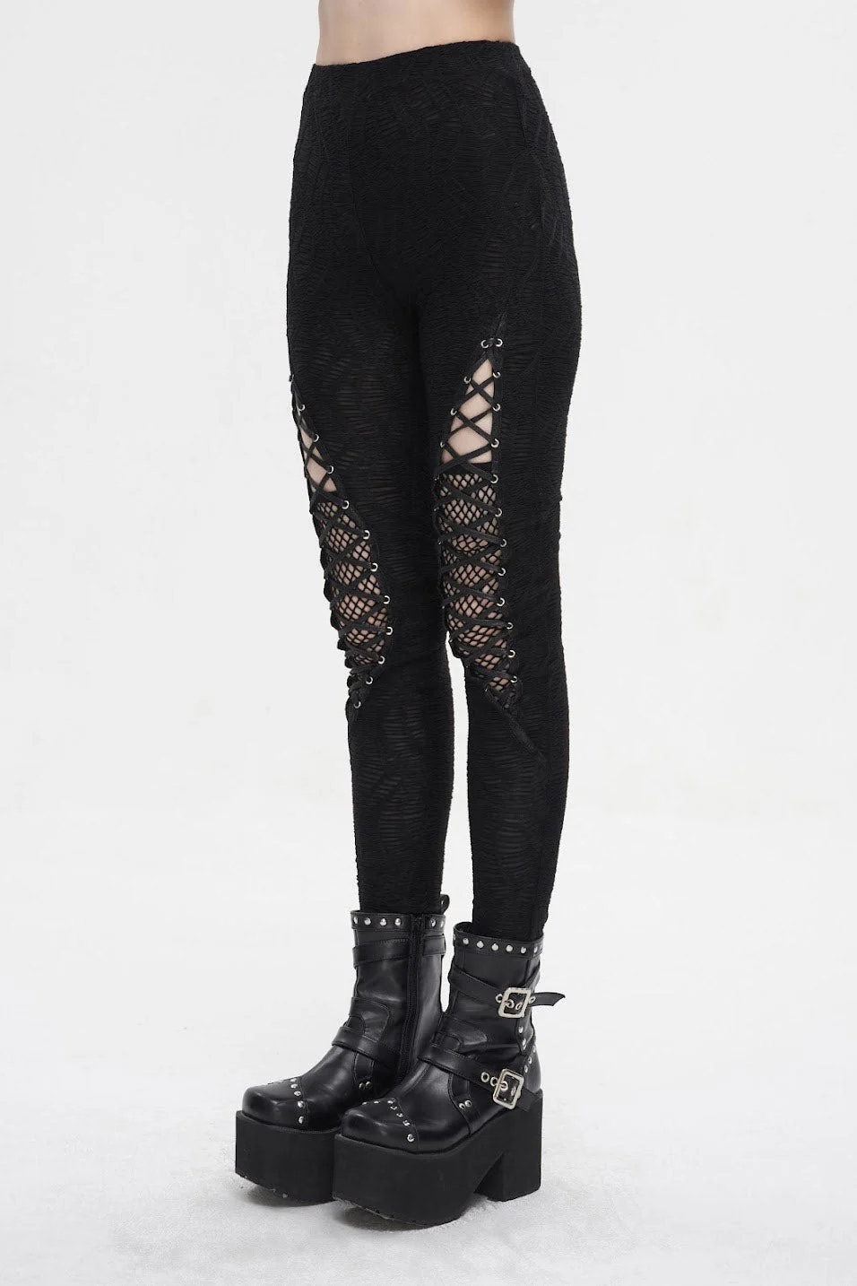 Cut Out High-Waisted Leggings - Image 6