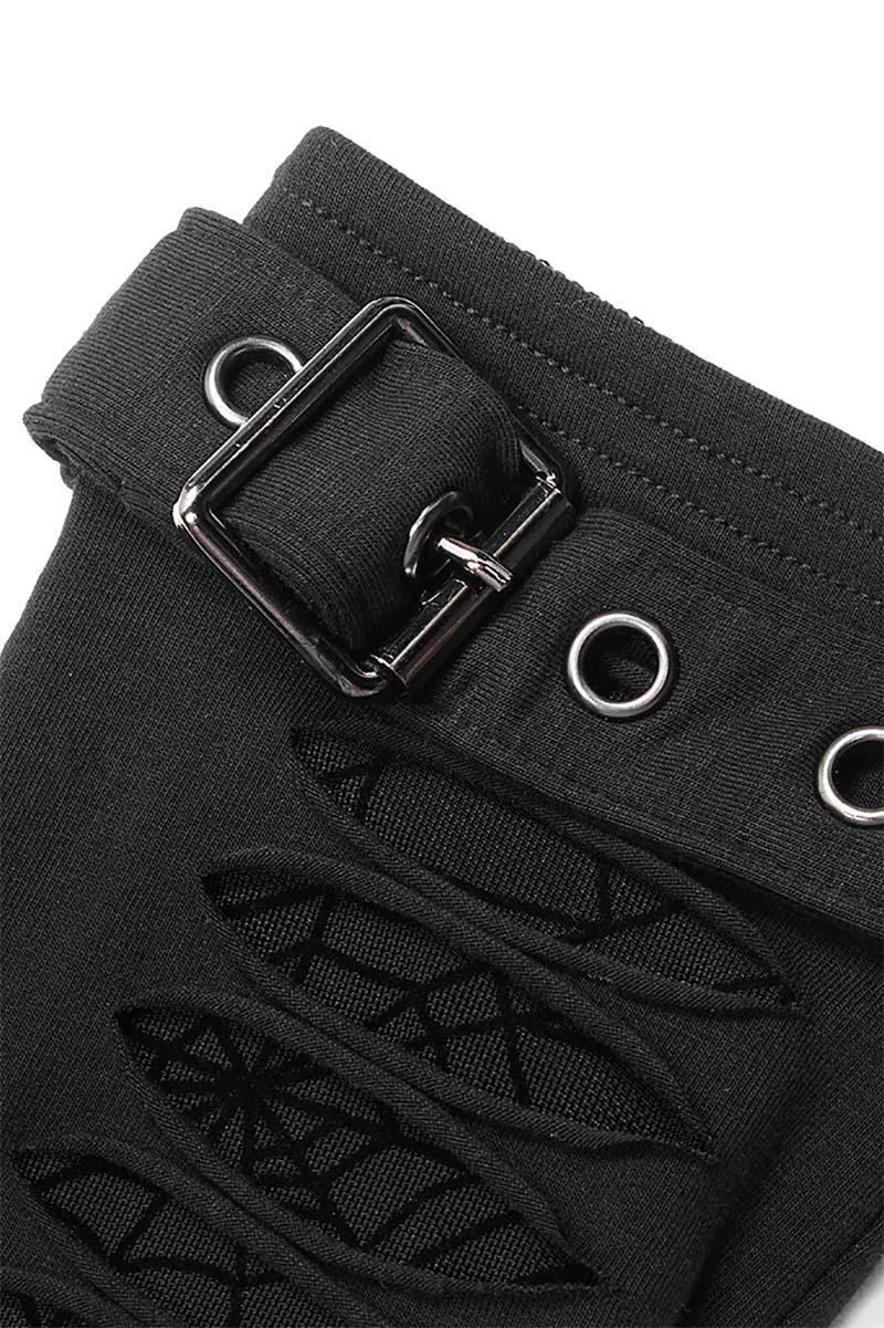 Cut Up Grunge Gloves [BLACK] - Image 7