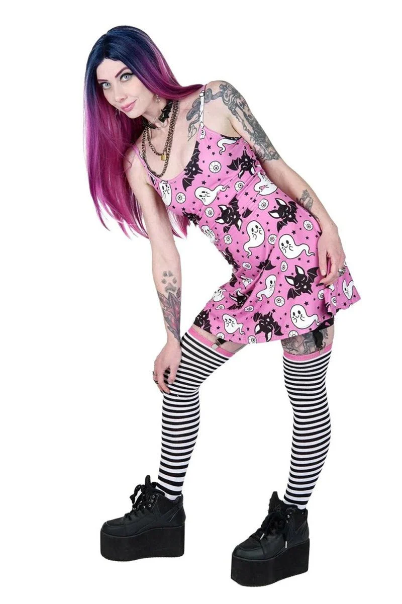 Cute Ghost and Bat Skater Dress - Image 6