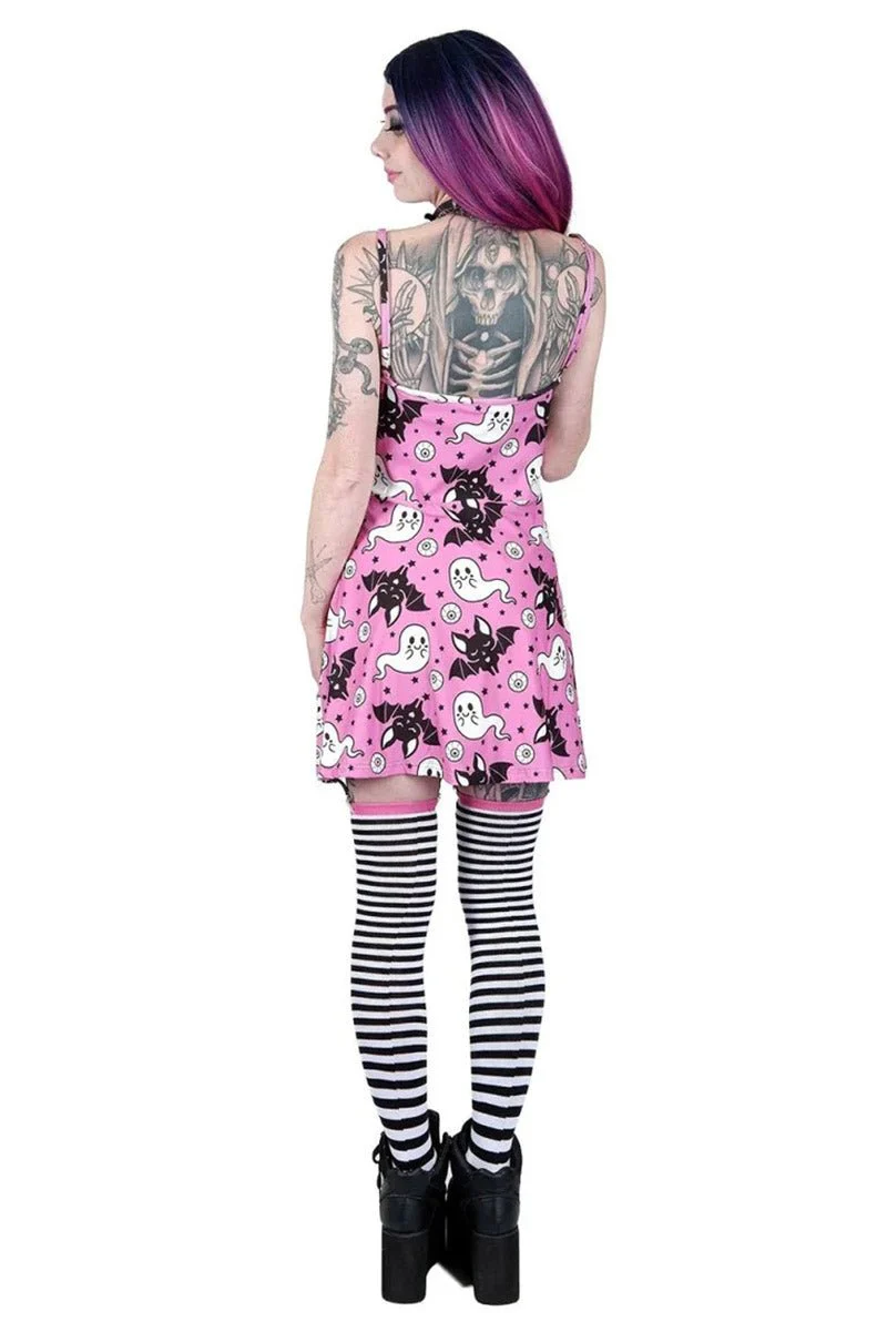Cute Ghost and Bat Skater Dress - Image 7