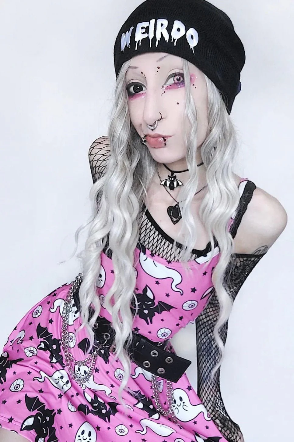 Cute Ghost and Bat Skater Dress - Image 8