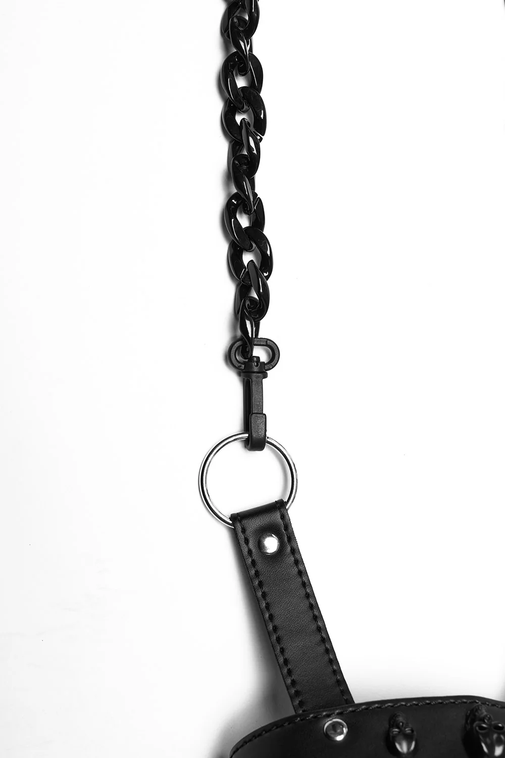 Cyberpunk Chain & Choker Fairy Wings Harness - Image 11