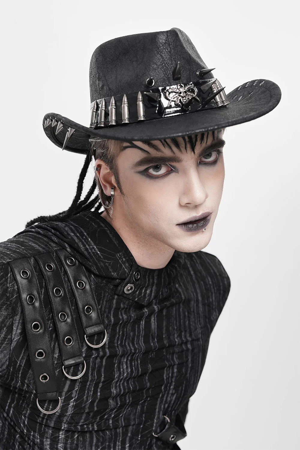 Dagger Bone Studded Hat