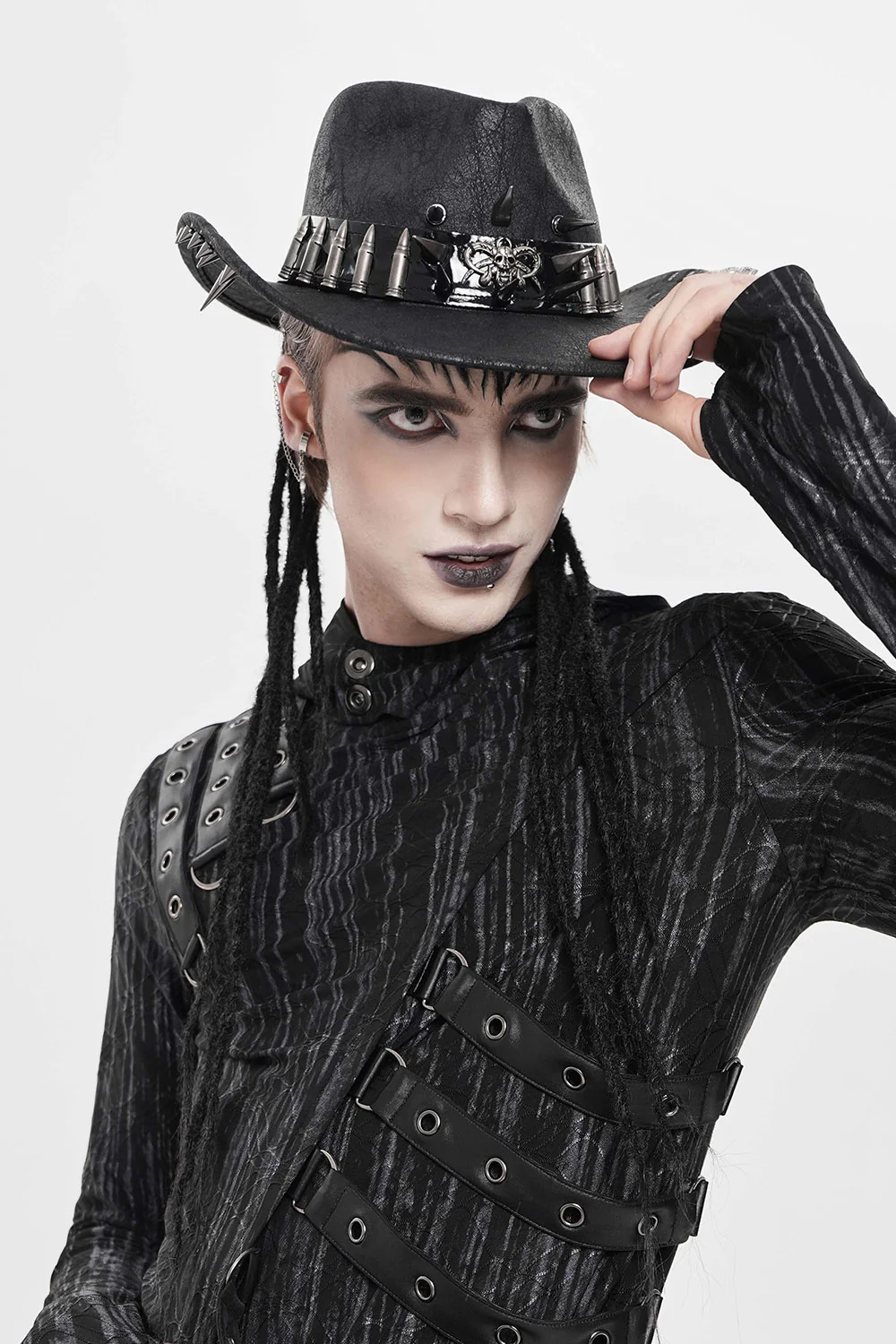 Dagger Bone Studded Hat - Image 8