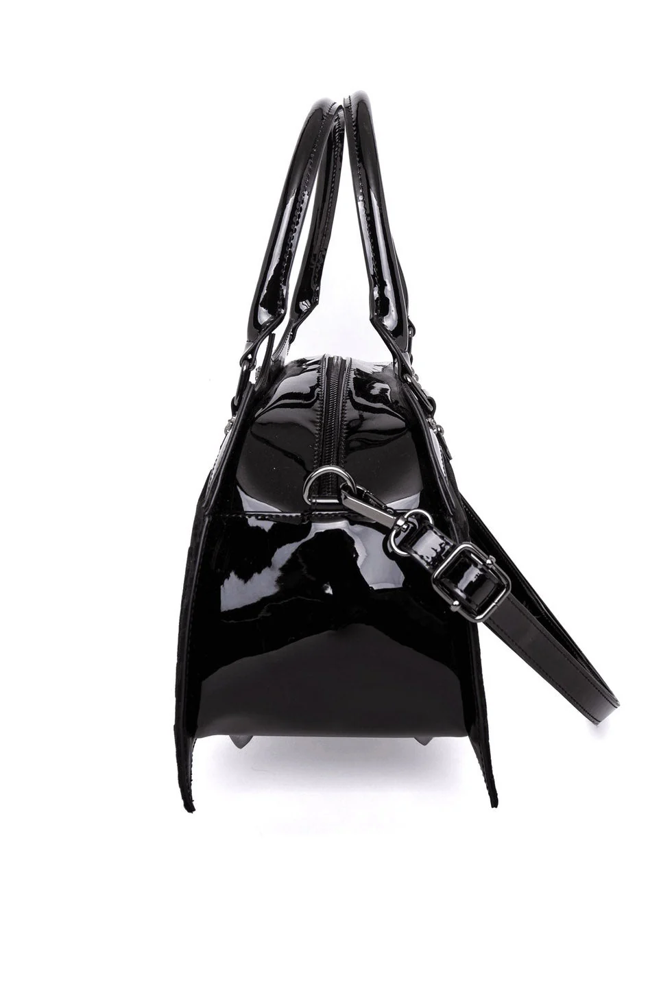 Damask Bat Handbag [RED] - Image 3