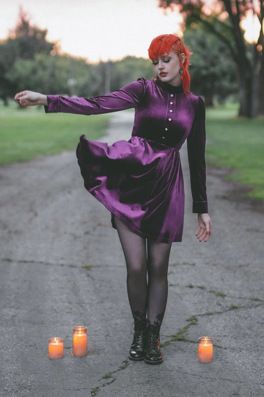 Daphne Dress [PURPLE] - Image 3