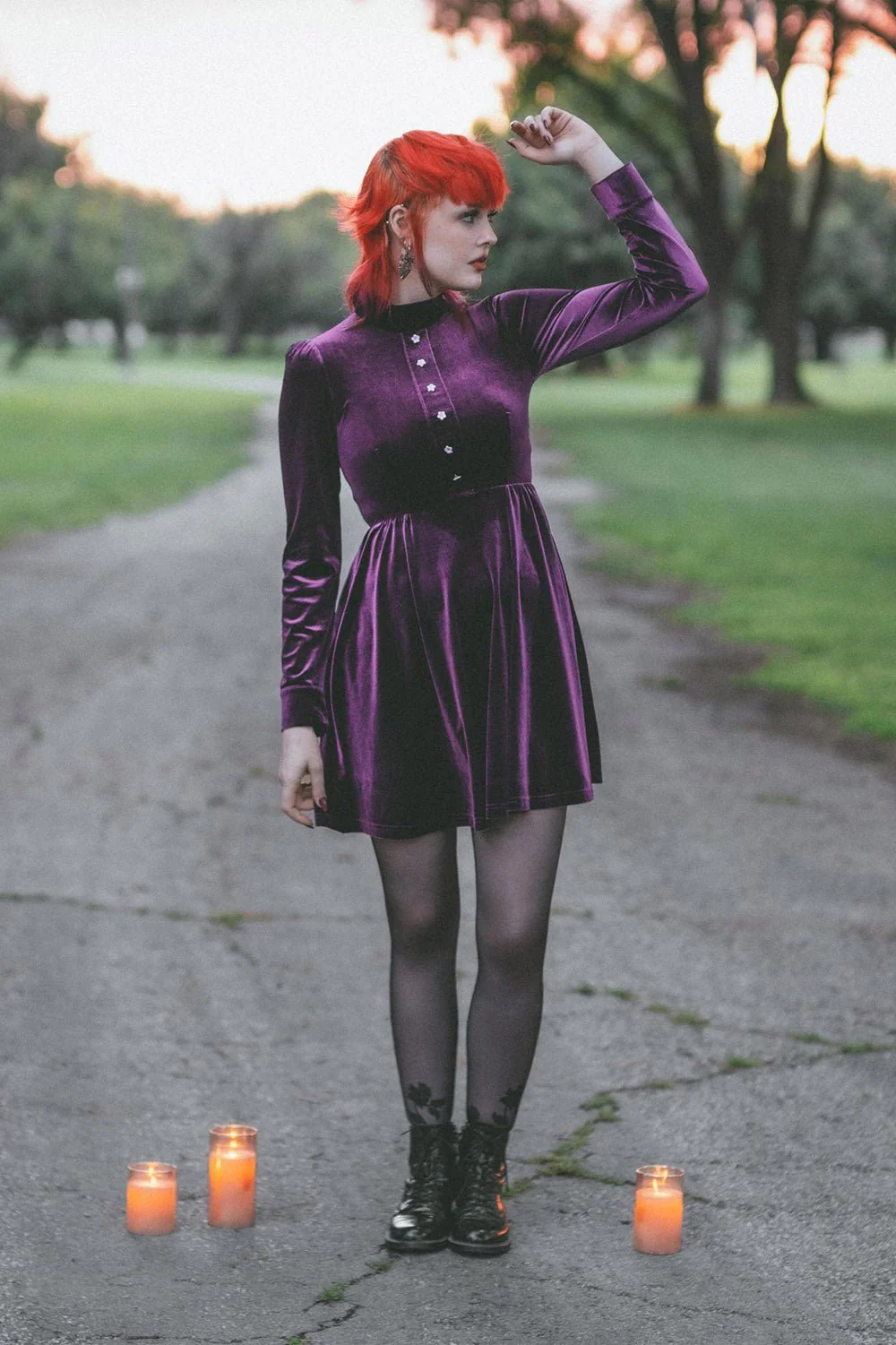 Daphne Dress [PURPLE] - Image 7