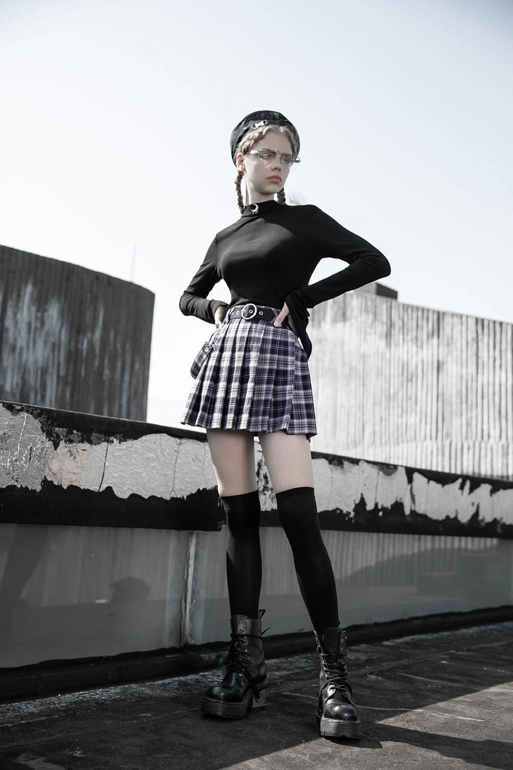 Dark Academia Skater Skirt - Image 2