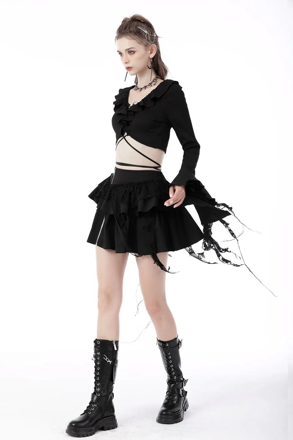 Dark Creature Ruffle Skirt - Image 2