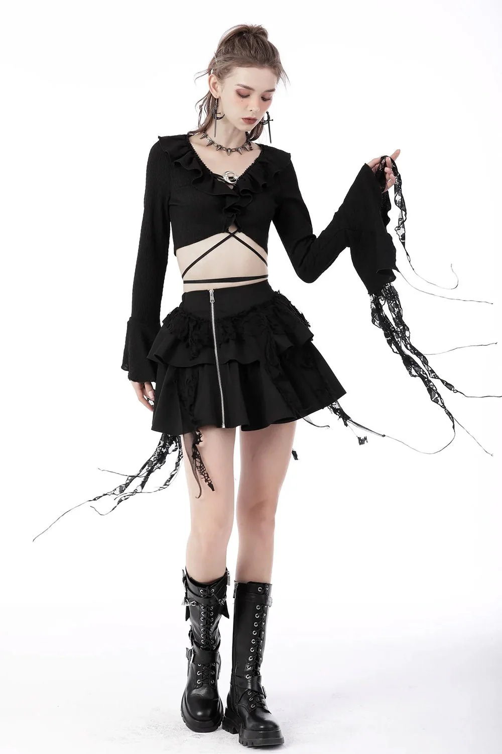 Dark Creature Ruffle Skirt - Image 3