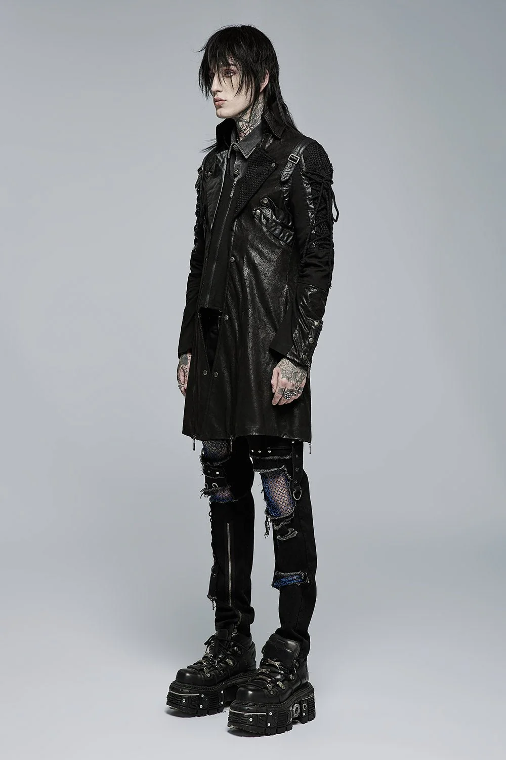 Dark Defender Coat [BLACK] [MENS] - Image 4