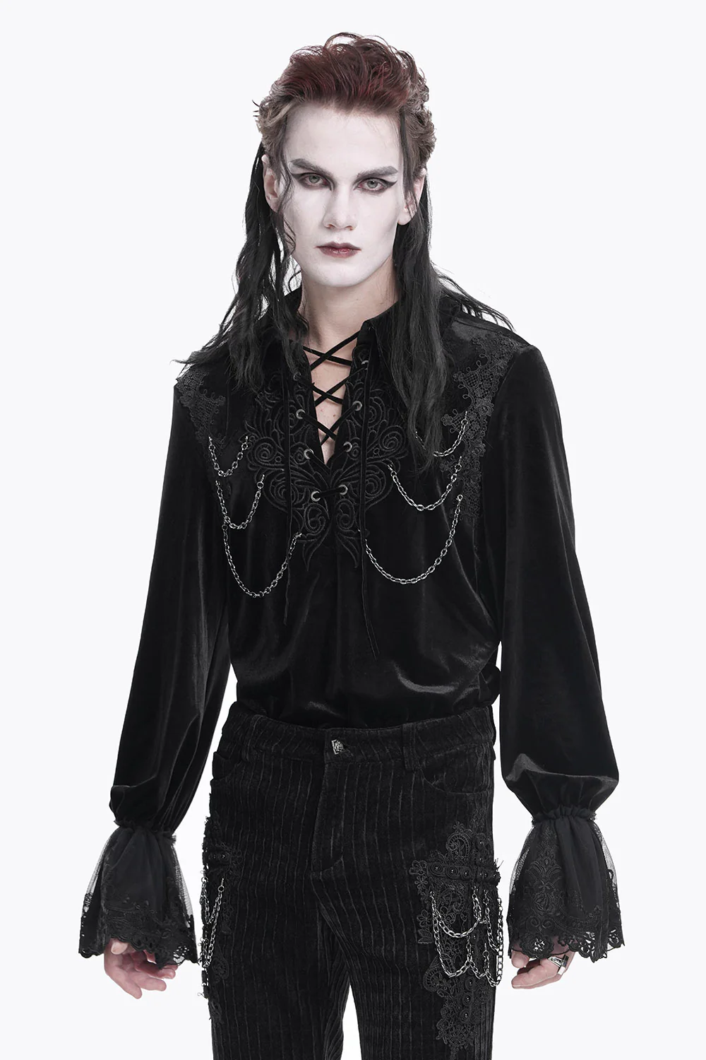 Dark Dungeon Victorian Goth Shirt - Image 3