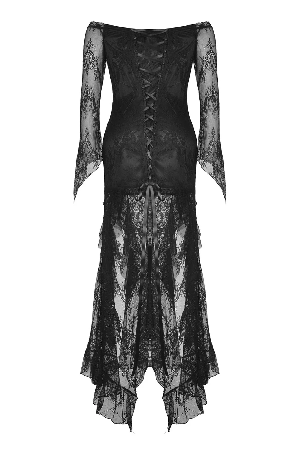 Dark Enchantment High Low Gothic Dress - Image 9