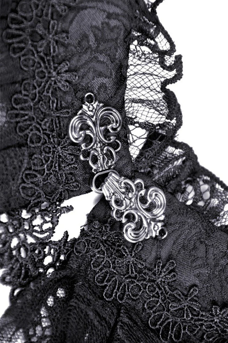Dark Herbalist Floral Lace Shrug - Image 6