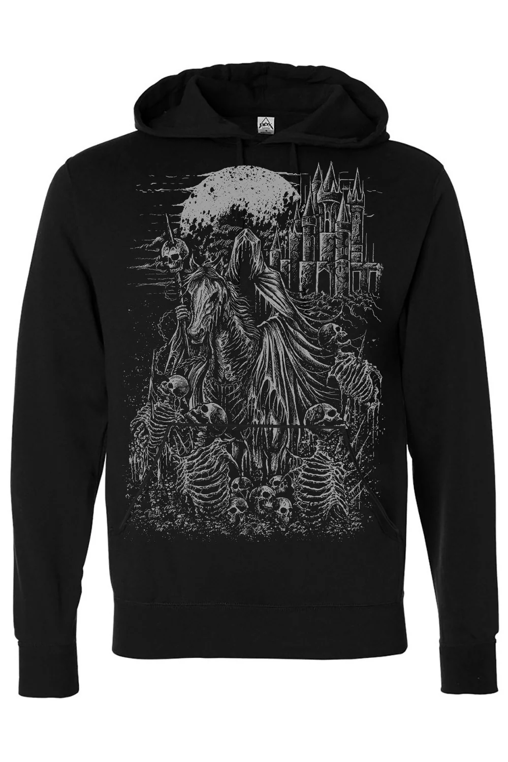 Dark Horseman Hoodie [Gray] - Image 4