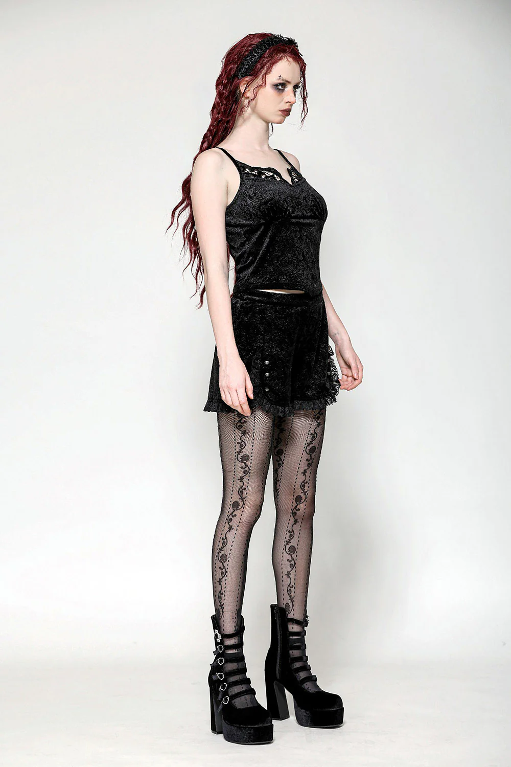 Dark Monarch Velvet Tank Top - Image 5