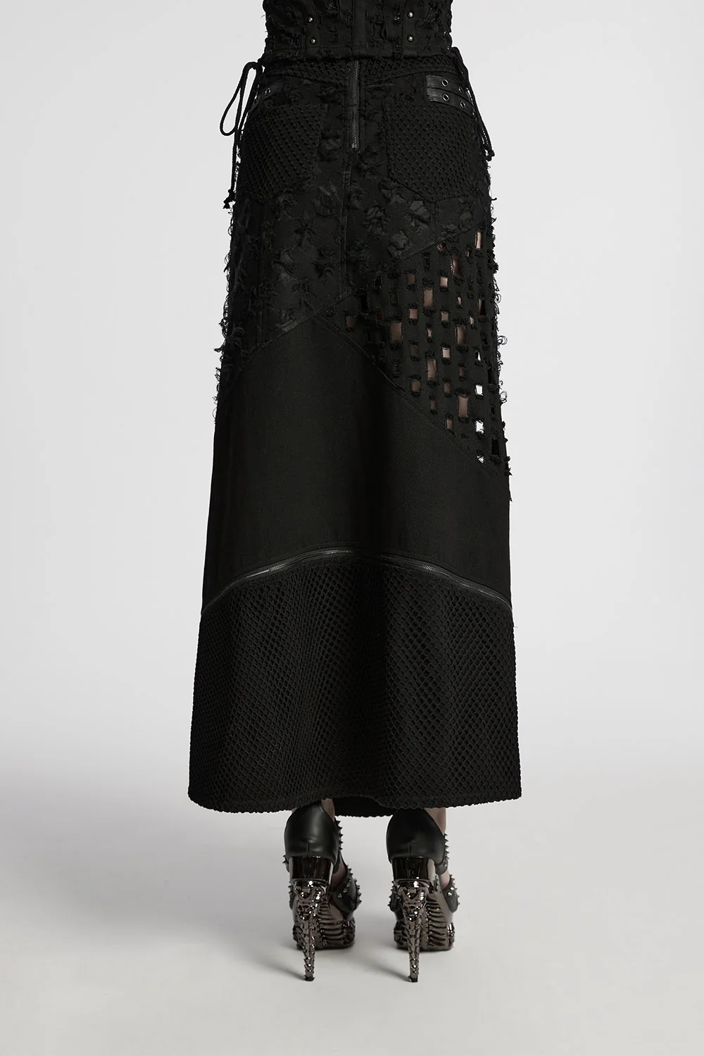 Dark Prophecy Leg Slit Skirt [Turns Into a Mini Skirt] - Image 9