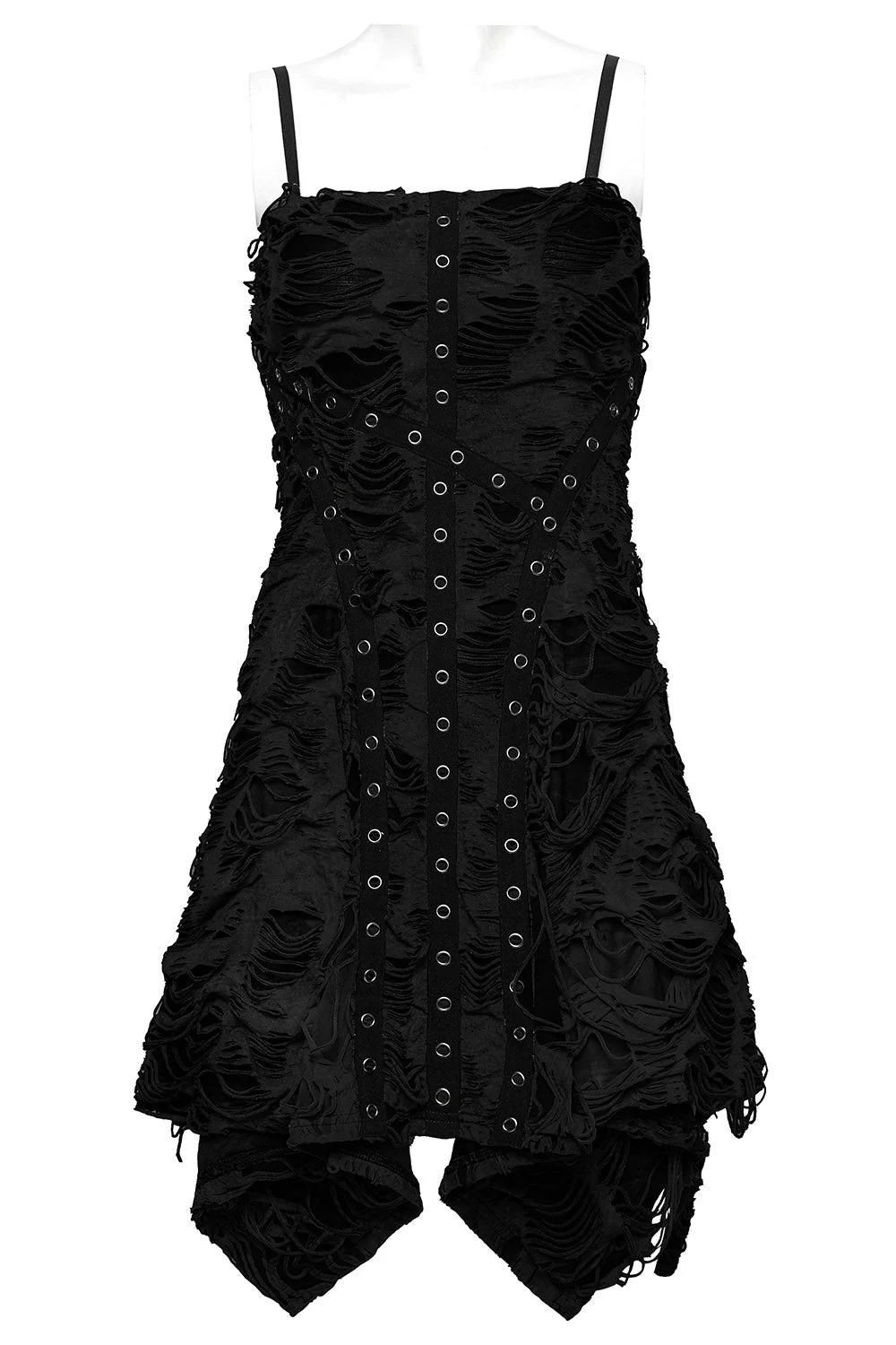 Dark Soul Grunge Goth Mini Dress - Image 6