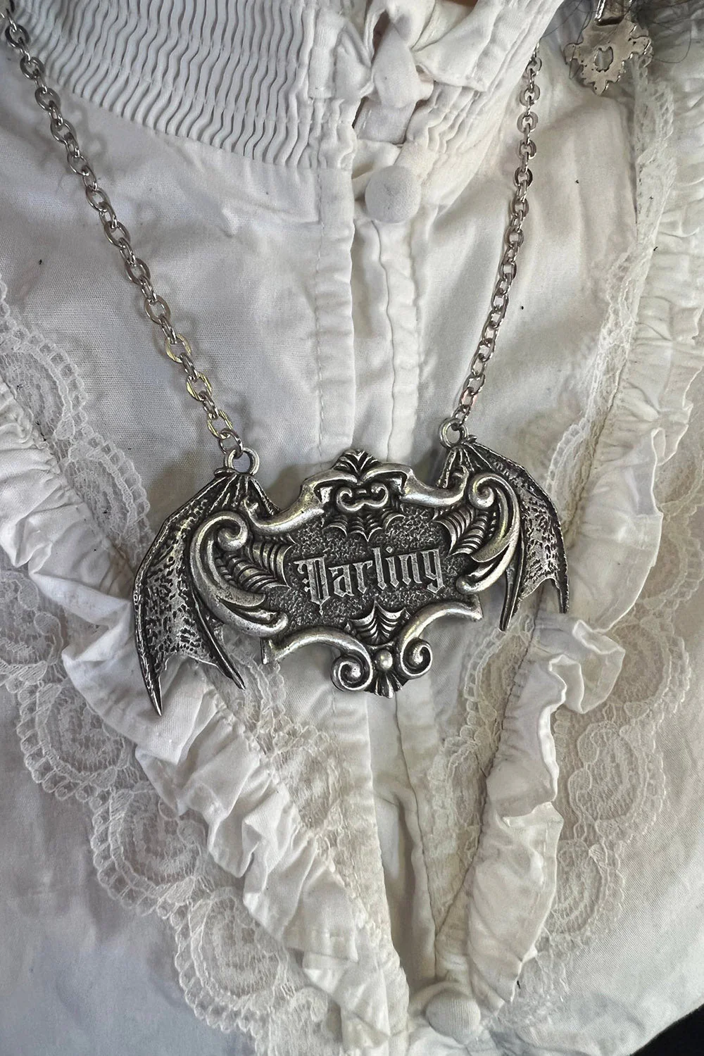 Darling Coffin Plaque Necklace - Image 4
