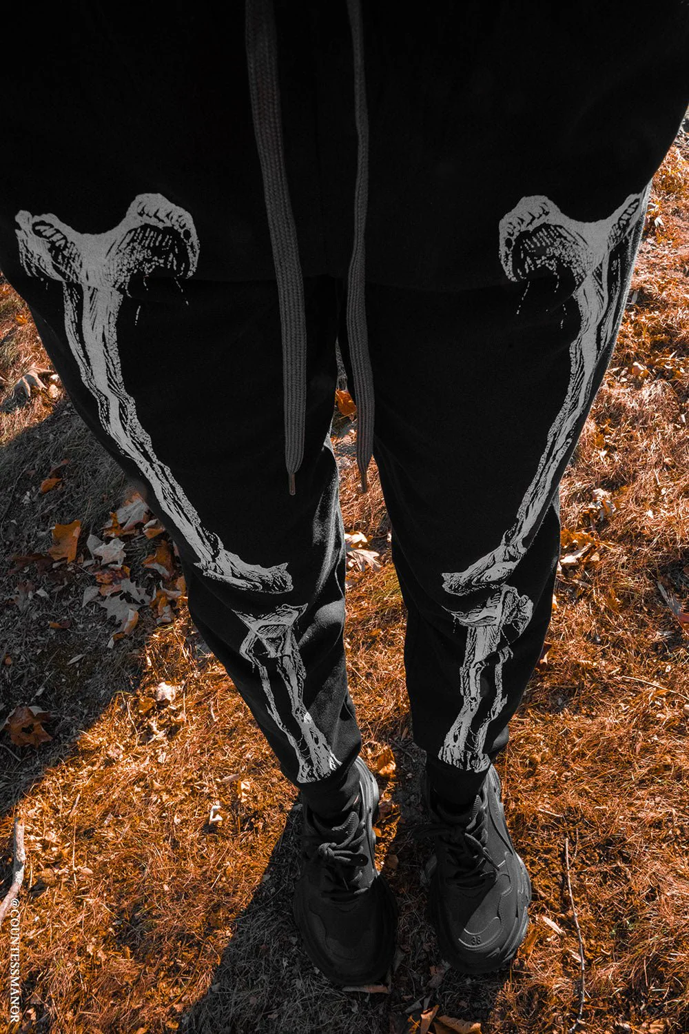 Dead Inside Skeleton Joggers - Image 12