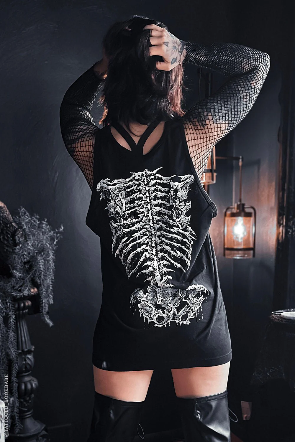 Dead Inside Skeleton T-shirt - Image 4