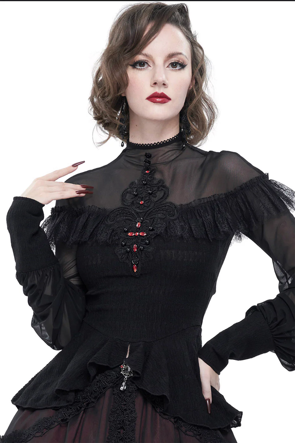 Dead Letters Peplum Top