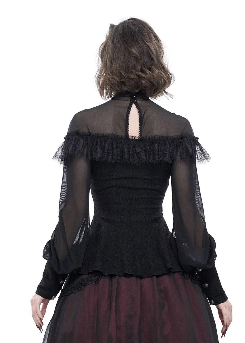 Dead Letters Peplum Top - Image 4