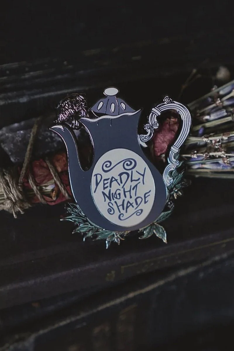 Deadly Nightshade Enamel Pin - Image 2