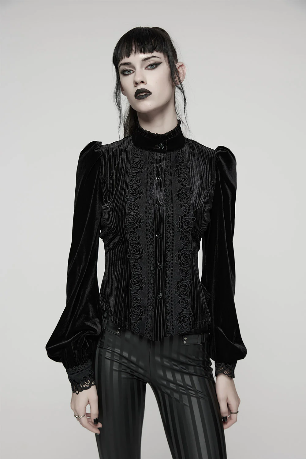 Dearly Departed Button Blouse [Black]