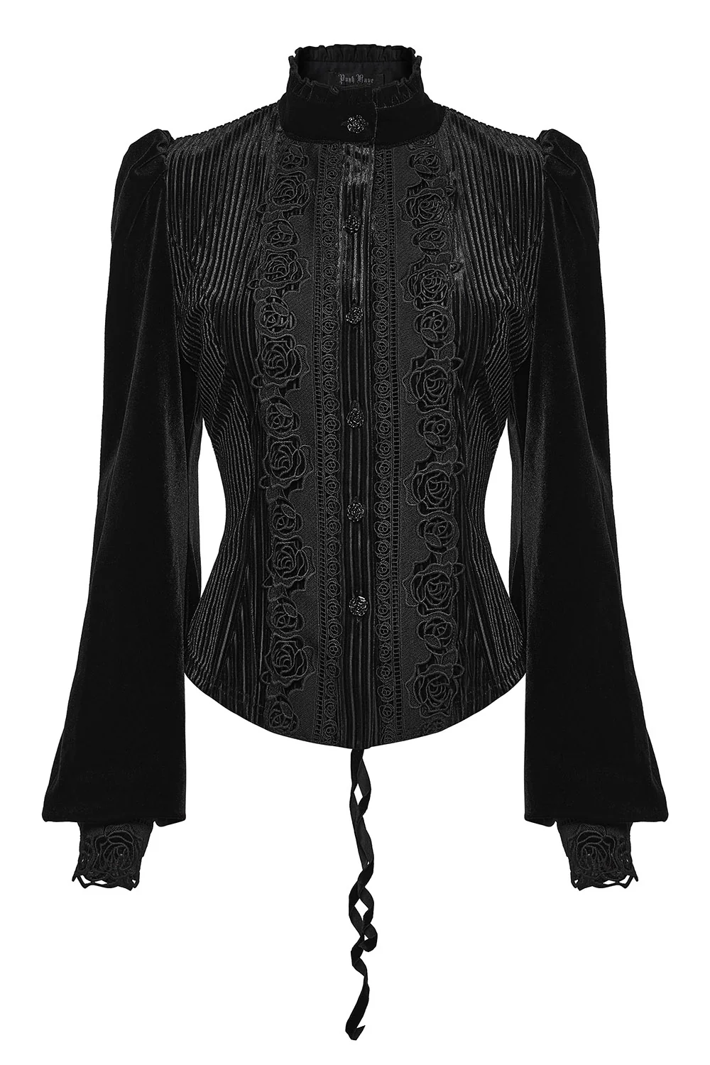 Dearly Departed Button Blouse [Black] - Image 2