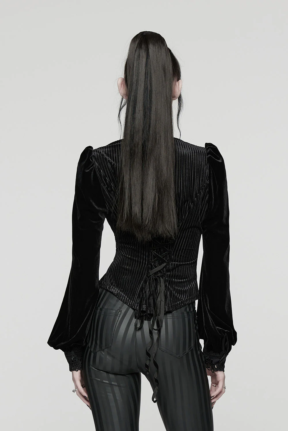 Dearly Departed Button Blouse [Black] - Image 6