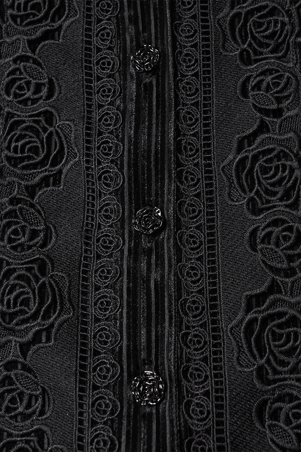 Dearly Departed Button Blouse [Black] - Image 9