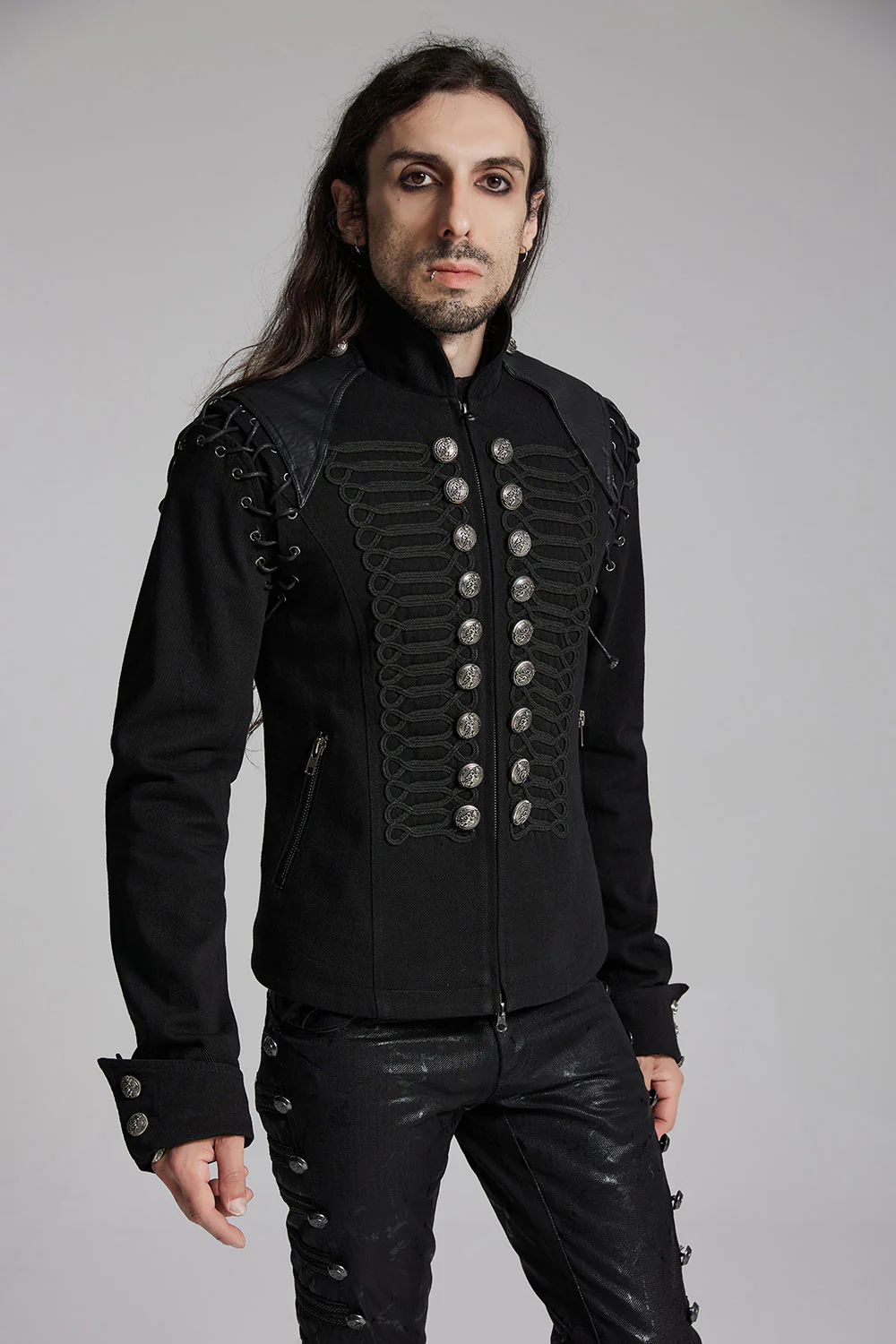 Death March Military Goth Jacket