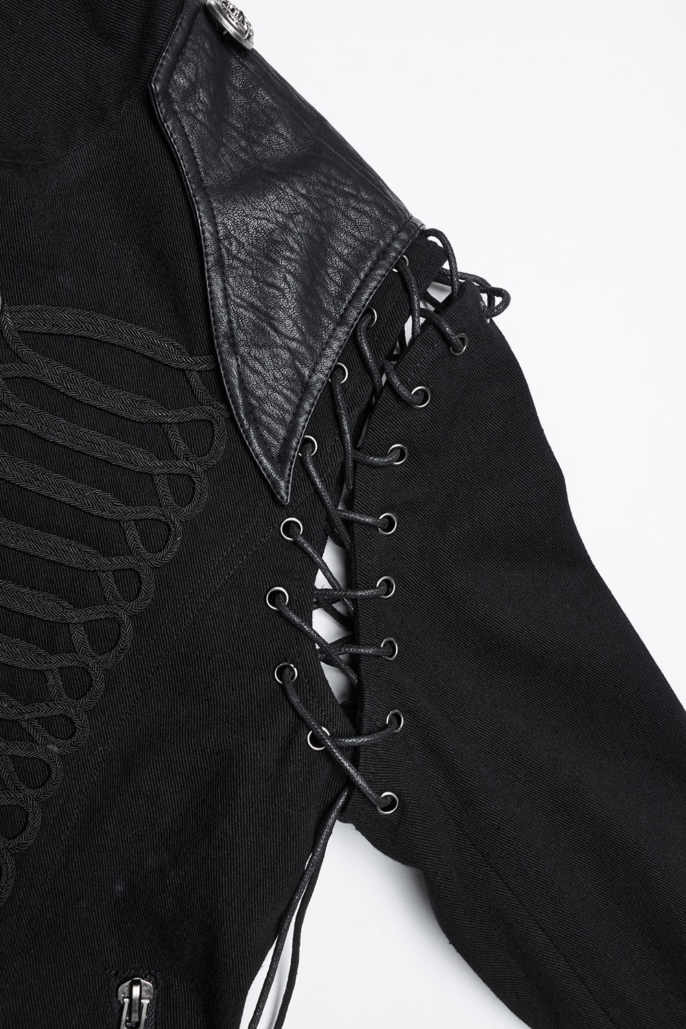 Death March Military Goth Jacket - Image 10