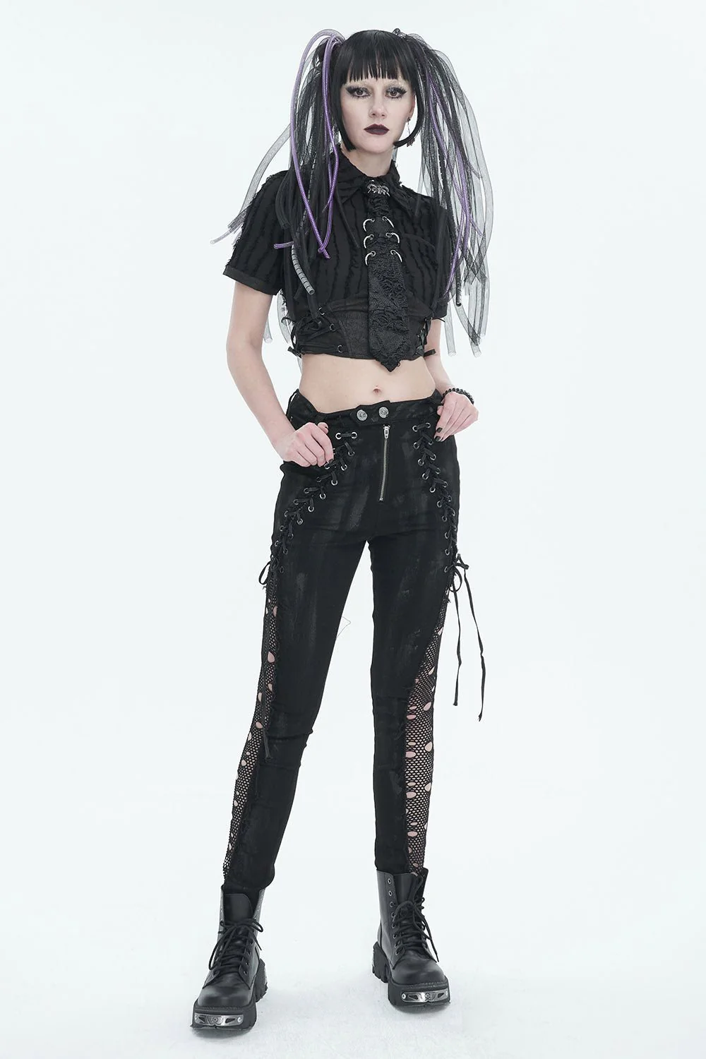 Death Notice Distressed Skinny Jeans - Image 6