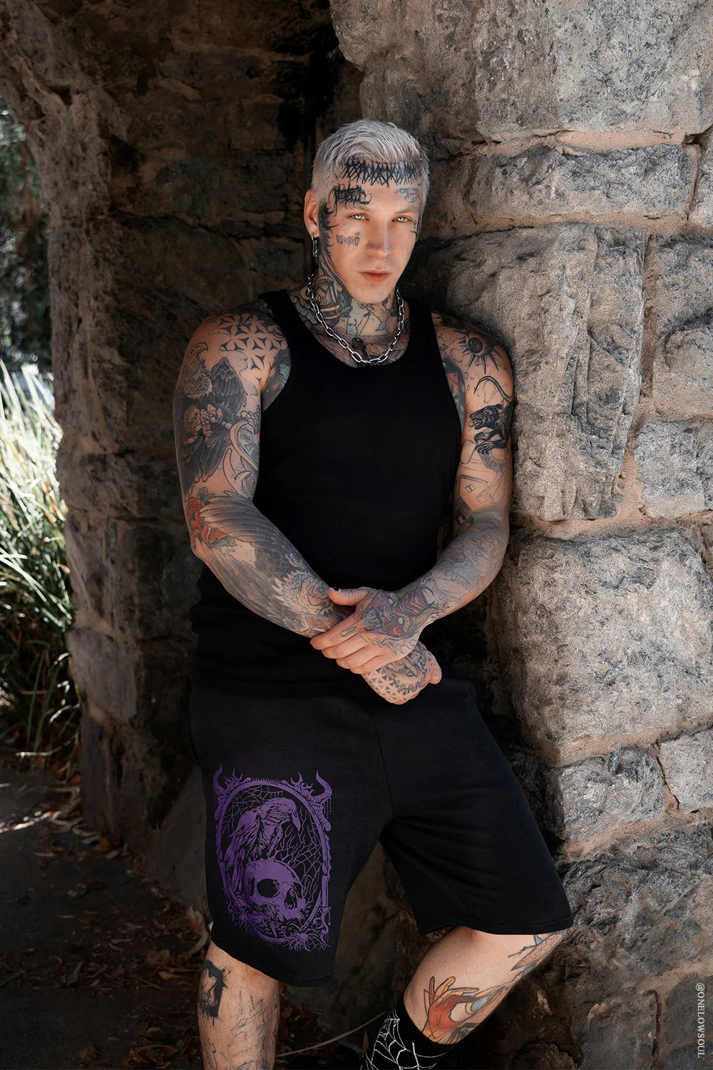 Death Raven Sweat Shorts [Unisex] - Image 2