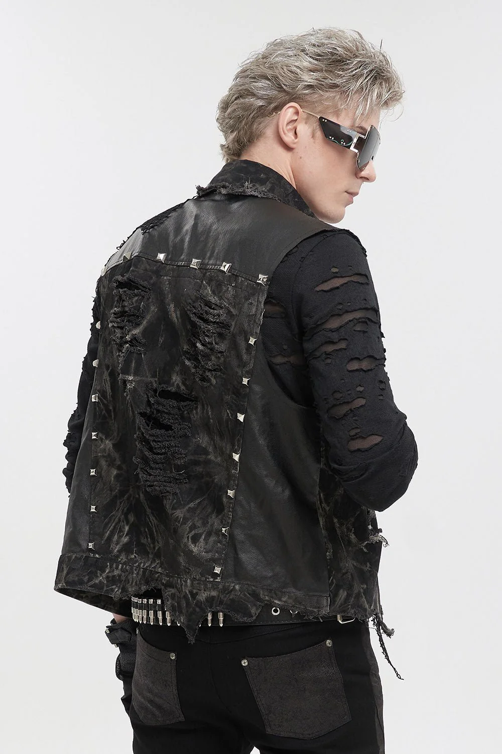 Death Rider Distressed Vest - Image 2