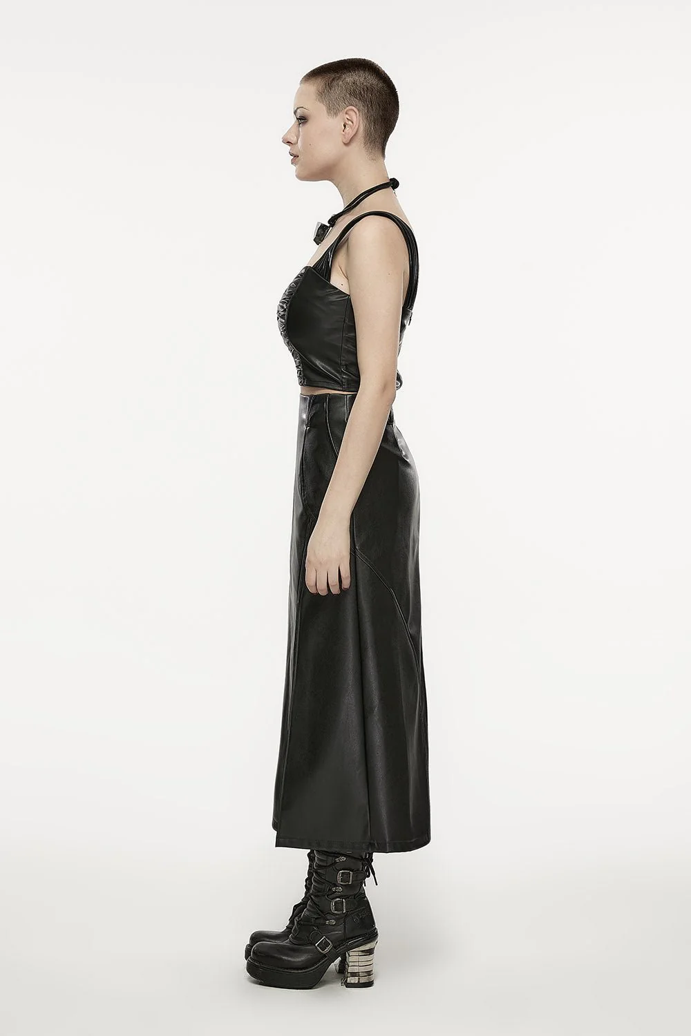 Death Rider Leather Tank Top - Image 4