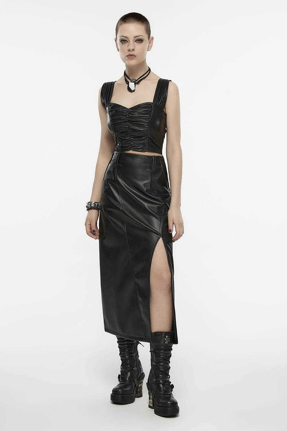 Death Rider Leather Tank Top - Image 6